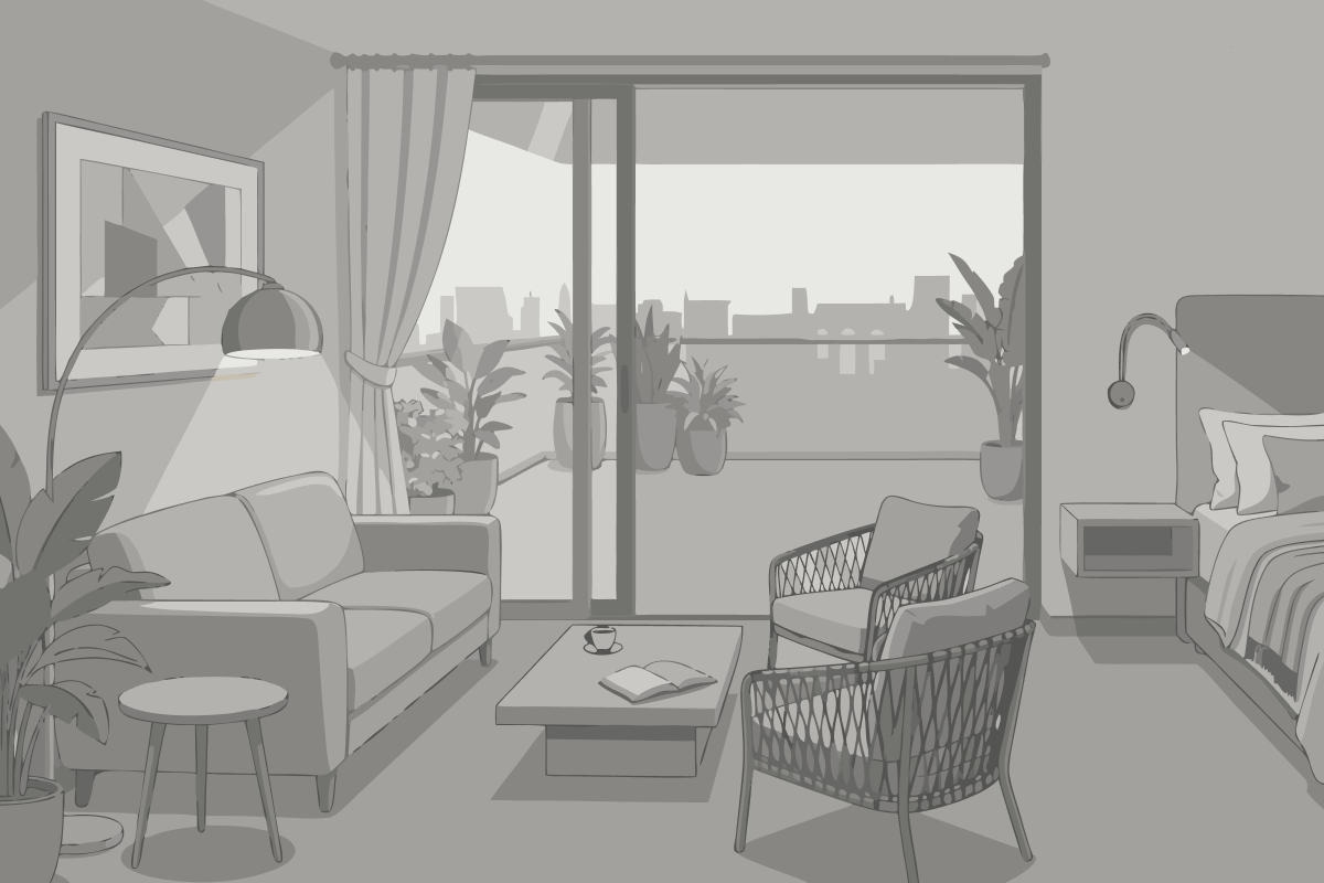 Suite mit Meerblick